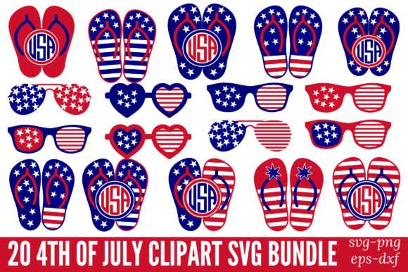 4th of July SVG Bundle: Graphics for Crafts & Digital Sellers