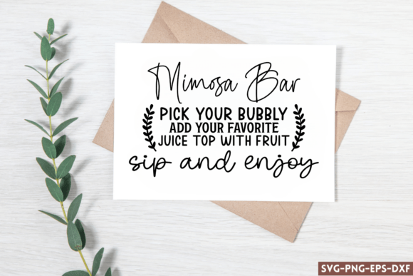 Bar Bubbly Graphics for Craft Projects