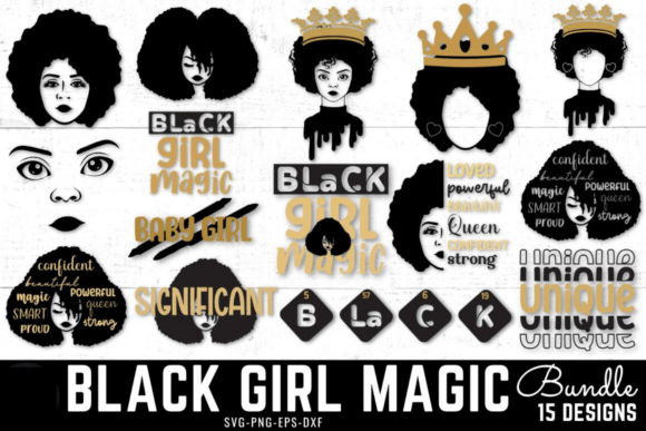 Black Girl Magic SVG Bundle: A Graphic Designer’s Take
