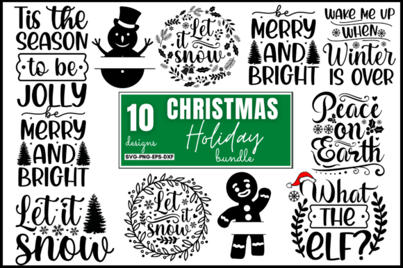 Christmas Holiday SVG Bundle: A Crafters’ Essential