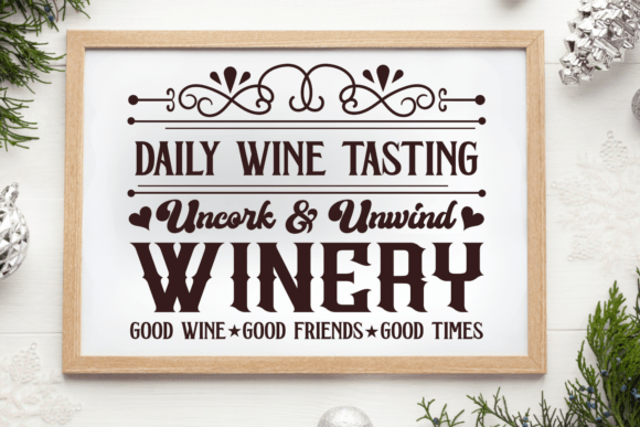 Daily Wine Tasting Uncork Unwind Winer Graphics