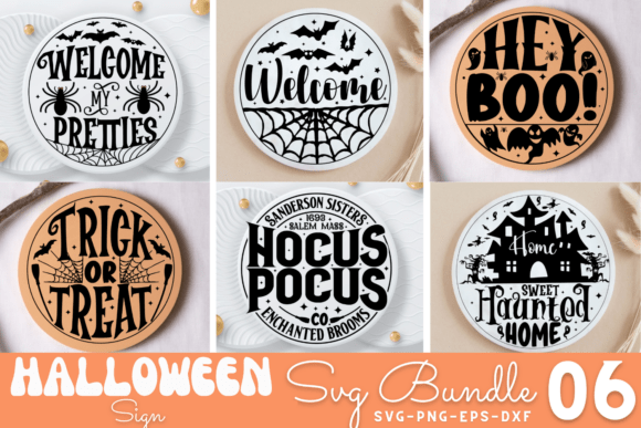 Halloween Door Sign SVG Bundle