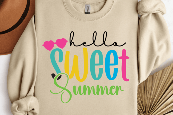 Hello Sweet Summer SVG — Graphics & Crafts
