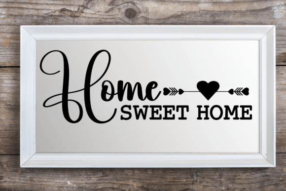 Home Sweet Home SVG: Graphics for Crafts & Content