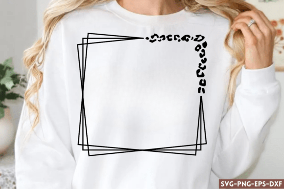 Leopard Frame SVG Design 7: Graphics for Crafts That Sell