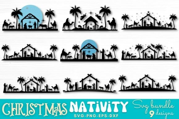 Nativity Christmas SVG Bundle: A Graphic Designer’s Take