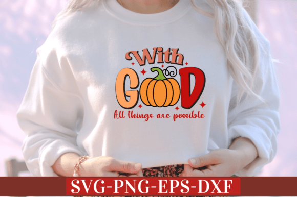 With God All Things Are Possible Graphics for Crafts